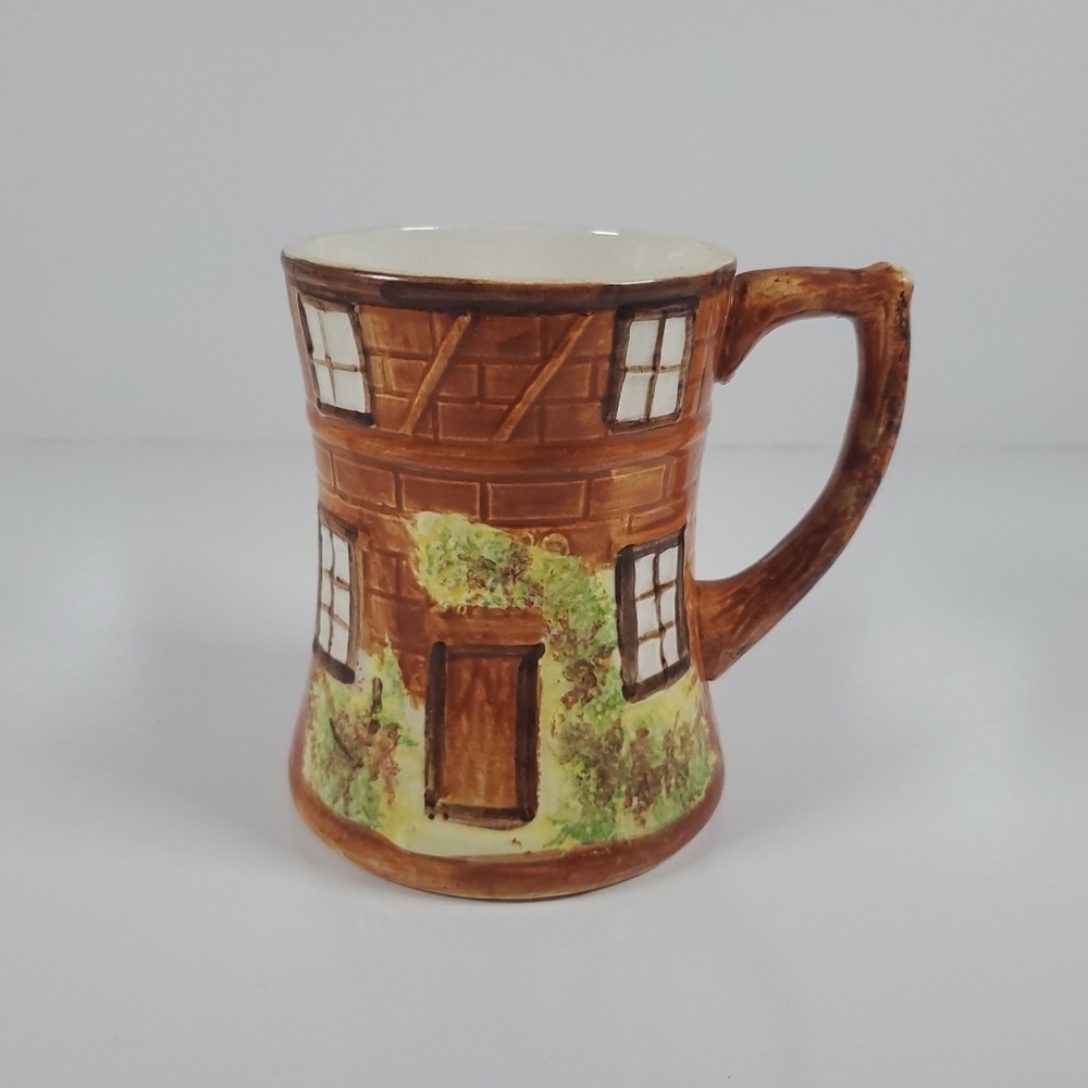 Vintage Coffee Mug Cottage Ware Price Kensington England Ceramic 4 1/2 in tall